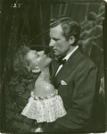 Mary Martin (Nellie Forbush) and Ray Middleton (Emile De Becque replacement) in the stage production South Pacific