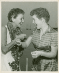 Mary Martin (Nellie Forbush) and Martha Wright (Martin's successor) of South Pacific