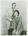 William Chapman (Emile de Becque) and Allyn Ann McLerie (Nellie Forbush) in the 1961 revival of South Pacific
