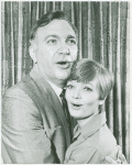 Georgio Tozzi (Emile de Becque) and Florence Henderson (Nellie Forbush) in rehearsal for the 1967 revival of South Pacific