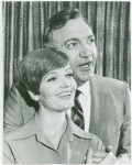 Florence Henderson (Nellie Forbush)  and Georgio Tozzi (Emile de Becque) in rehearsal for the 1967 revival of South Pacific