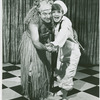 David Doyle (Luther Billis) and Florence Henderson (Nellie Forbush) in rehearsal for the 1967 revival of South Pacific