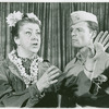 Irene Byatt (Bloody Mary) and Justin McDonough (Lt. Joseph Cable) in the 1967 revival of South Pacific