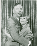 Georgio Tozzi (Emile de Becque) and Florence Henderson (Nellie Forbush) in rehearsal for the 1967 revival of South Pacific