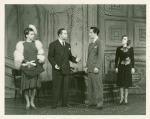 Vivienne Allen (Gladys Bump replacement), David Burns (Ludlow Lowell replacement), George Tapps (Joey Evans replacement) and Vivienne Segal (Vera Simpson) in Pal Joey