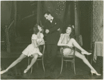 George Tapps (Joey Evans replacement) and two chorus girls in Pal Joey