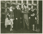 Vivienne Allen (Gladys Bump replacement), David Burns (Ludlow Lowell replacement), George Tapps (Joey Evans replacement) and Vivienne Segal (Vera Simpson) in Pal Joey