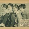 Clipping featuring Bobbie Perkins (Betsy), Barbara Newberry (May Meadow), Evelyn Law (Flora Dale) and Madeleine Cameron (Winnie Hill) in Betsy