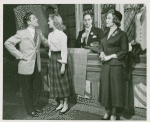 Harold Lang (Joey Evans), Patricia Northrup (Linda English), Gordon Peters (Ernest) and Vivienne Segal (Vera Simpson) in the 1952 revival of Pal Joey