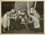 Mitzi Green (Billie Smith), Rolly Pickert (Gus Fielding), Alfred Drake (Marshall Blackstone), Aljan de Loville (Rene Flambeau), Ray Heatherton (Val Lamar) and Wynn Murray (Baby Rose) in Babes in Arms