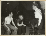 Duke McHale (Peter), Mitzi Green (Billie Smith) and Ray Heatherton (Val Lamar) in rehearsal for Babes in Arms