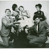 Jack Durant (Ludlow Lowell), Elaine Dunn (Gladys Bump), Viveca Lindfors (Vera Simpson), Rita Gardner (Linda English), Kay Medford (Melba Snyder) and Bob Fosse (Joey Evans) in the 1963 revival of Pal Joey