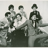Jack Durant (Ludlow Lowell), Elaine Dunn (Gladys Bumps), Viveca Lindfors (Vera Simpson), Rita Gardner (Linda English), Kay Medford (Melba Snyder), and Bob Fosse (Joey Evans) in the 1963 revival of Pal Joey