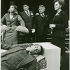 Janie Sell (Gladys Bumps), Christopher Chadman (Joey Evans), unidentified actor, Joe Sirola (Ludlow Lowell), and Joan Copeland (Vera Simpson) in the 1976 revival of Pal Joey