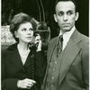 Joan Copeland (Vera Simpson) and Christopher Chadman (Joey Evans) in the 1976 revival of Pal Joey