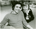 Edward Villella (Joey Evans) and Eleanor Parker (Vera Simpson) in rehearsal for the 1976 revival of Pal Joey (both replaced before opening)