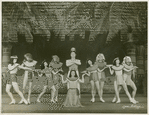 Alfred Drake [Marshall Blackstone], Eleanor Tennis [member of The Gang] and chorus performing "Johnny-One Note" in the stage production Babes in Arms