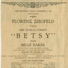 Various clippings about Betsy (1926)