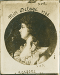 Miss Delage. 1796.