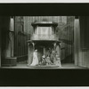 Muriel Angelus (Adriana) and cast members in The Boys from Syracuse. Set by Jo Mielziner.