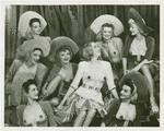 Constance Moore (Antiope) and girls in By Jupiter