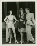Nanette Fabray (Antiope), Benay Venuta (Hippolyta) and Ray Bolger (Sapiens) in By Jupiter