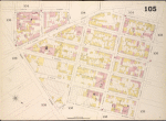 Brooklyn V. 4, Double Page Plate No.105 [Map bounded by Ainslie St., Driggs St., N. 9th St., Union Ave.]