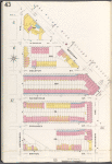 Brooklyn V. 5, Plate No. 43 [Map bounded by Broadway, Rockaway Ave., Marion St., Hopkinson Ave.]