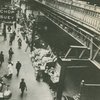 Food stalls under the elevated subway line, 8th Avenue and West 145th Street, Harlem, 1939