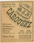 The Theatre Guild presents a new musical play Carousel based on Ferenc Molinar's "Liliom" (as adapted by Benjamin F. Glazer)