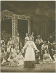 Christine Johnson (Nettie Fowler), Jean Darling (kneeling left as Carrie Pipperidge) and cast in Carousel