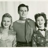 Margot Moser (Carrie Pipperidge), Stephen Douglass (Billy Bigelow) and Iva Withers (Julie Jordan) in the 1949 revival of Carousel