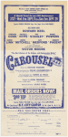 Carousel. Music by Richard Rodgers. Book and lyrics by Oscar Hammerstein II