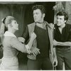 Eileen Christy (Julie Jordan), John Raitt (Billy Bigelow) and Jerry Orbach (Jigger Craigin) in the 1965 revival of Carousel