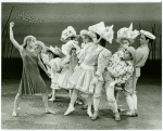 Linda Howe (Louise) and cast in the 1965 revival of Carousel