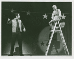 Bruce Yarnell (Billy Bigelow) and Parker Fennelly (Starkeeper) in the 1966 revival of Carousel