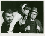 Michael Kermoyan (Jigger Craigin), Nancy Dussault (Carrie Pipperidge) and Jack De Lon (Enoch Snow) in the 1966 revival of Carousel