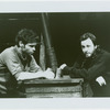 Michael Hayden (Billy Bigelow) and Fisher Stevens (Jigger Craigin) in the 1994 revival of Carousel