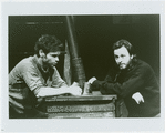 Michael Hayden (Billy Bigelow) and Fisher Stevens (Jigger Craigin) in the 1994 revival of Carousel