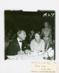Richard Rodgers and Dorothy Rodgers at anniversary party for Flower Drum Song