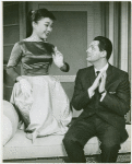 Pat Suzuki (Linda Low) and Larry Blyden (Sammy Fong) in Flower Drum Song