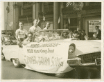 Linda and Yvonne Ribuca and cast members of Flower Drum Song promoting the show in New York City