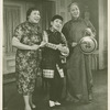 Juanita Hall (Madam Liang), Miyoshi Umeki (Mei Li) and Keye Luke (Wang Chi Yang) in Flower Drum Song