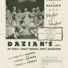 Every Broadway production uses "fabrics by Dazian's" and now it's "Higher and higher"...