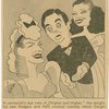 A cartoonist's eye view of "Higher and higher," the delightful new Rodgers and Hart musical comedy which Dwight Wiman is presenting at the Shubert for a third and final week beginning tomorrow night. The players are Shirley Ross, Jack Haley and Marta Eggert