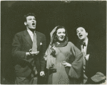 Jack Haley (Zachary Ash), Shirley Ross (Sandy Moore) and Leif Erickson (Patrick O'Toole) in Higher and Higher