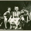 Audrey Christie (Anna Murphy), Vera Zorina (Angel) and Dennis King (Count Willy Palaffi) in rehearsal for I Married an Angel