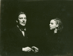 Dennis King (Count Willy Palaffi) and Vera Zorina (Angel) in rehearsal for I Married an Angel