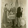 Luella Gear (Peggy Porterfield), Ray Bolger (Phil Dolan III) and Monty Woolley (Sergei Alexandrovitch) in On Your Toes