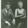 Bobby Van (Phil Dolan III) and Elaine Stritch (Peggy Porterfield) in the 1954 revival of On Your Toes